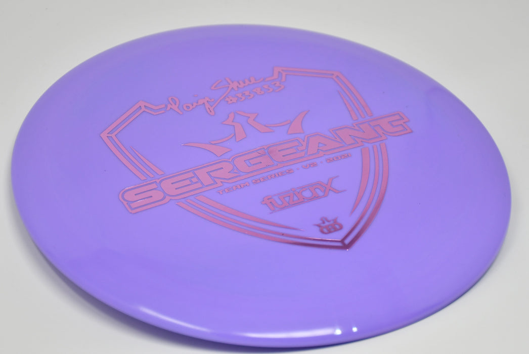 Buy Purple Dynamic Fuzion-X Sergeant Paige Shue Team Series 2021 V2 Fairway Driver Disc Golf Disc (Frisbee Golf Disc) at Skybreed Discs Online Store