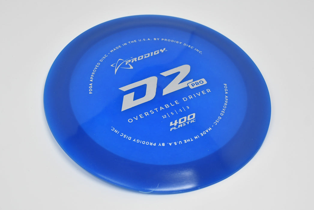 Buy Blue Prodigy 400 D2 Pro Distance Driver Disc Golf Disc (Frisbee Golf Disc) at Skybreed Discs Online Store