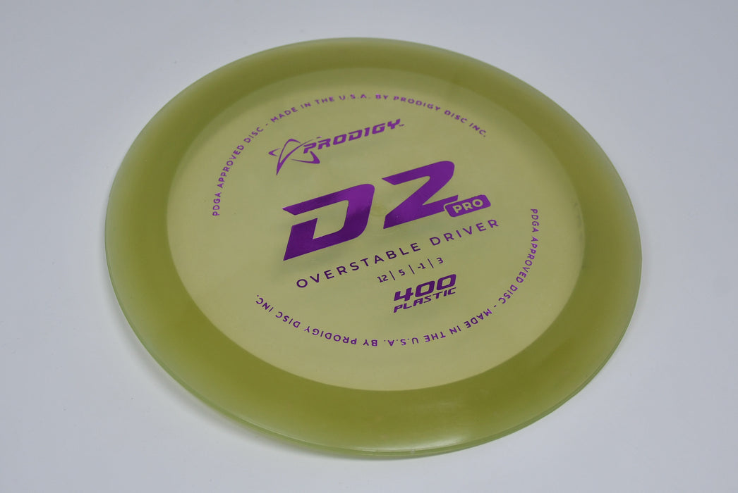 Buy Green Prodigy 400 D2 Pro Distance Driver Disc Golf Disc (Frisbee Golf Disc) at Skybreed Discs Online Store
