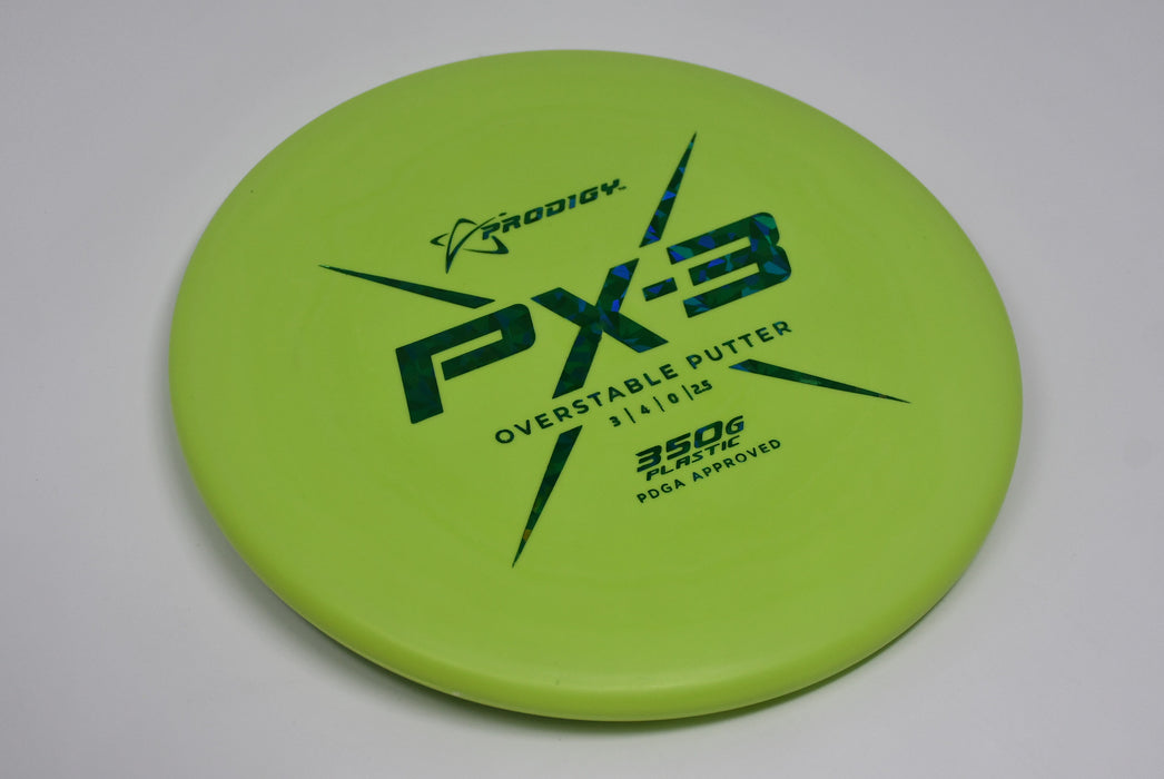 Buy Green Prodigy 350G PX3 Putt and Approach Disc Golf Disc (Frisbee Golf Disc) at Skybreed Discs Online Store