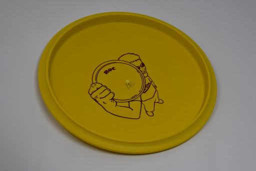 Buy Yellow Innova DX Roc Bottom Stamp Midrange Disc Golf Disc (Frisbee Golf Disc) at Skybreed Discs Online Store
