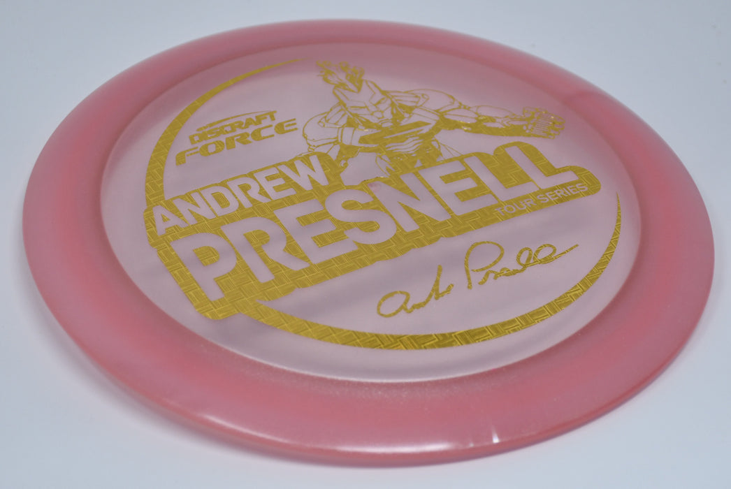 Buy Pink Discraft Z Metallic Force Andrew Presnell Tour Series 2021 Distance Driver Disc Golf Disc (Frisbee Golf Disc) at Skybreed Discs Online Store