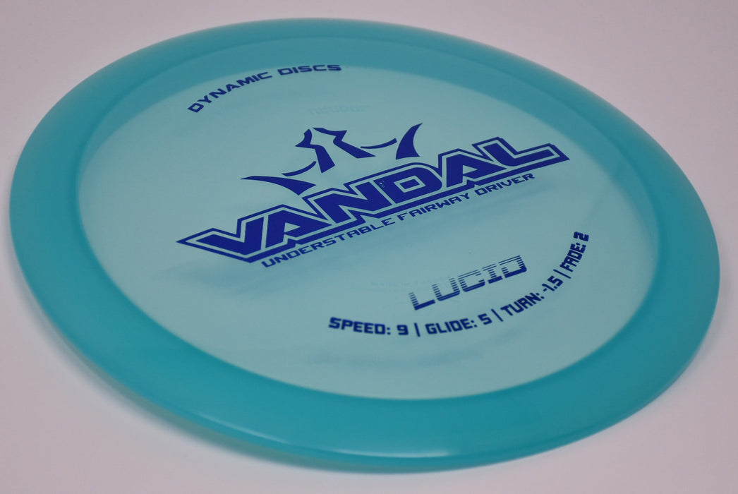 Buy Blue Dynamic Lucid Vandal Fairway Driver Disc Golf Disc (Frisbee Golf Disc) at Skybreed Discs Online Store