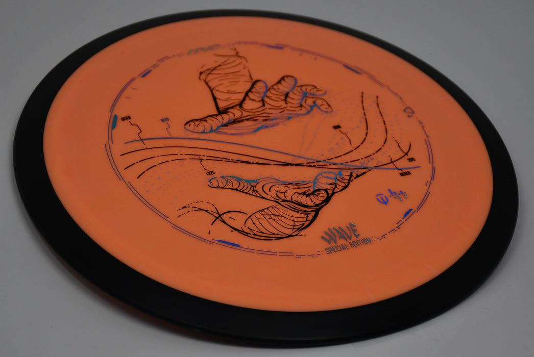 Buy Orange MVP Fission Wave Special Edition Quantum Distance Driver Disc Golf Disc (Frisbee Golf Disc) at Skybreed Discs Online Store