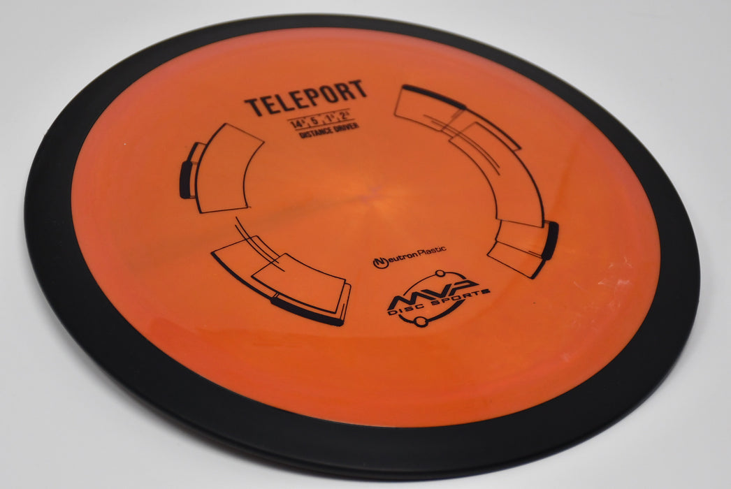 Buy Orange MVP Neutron Teleport Distance Driver Disc Golf Disc (Frisbee Golf Disc) at Skybreed Discs Online Store