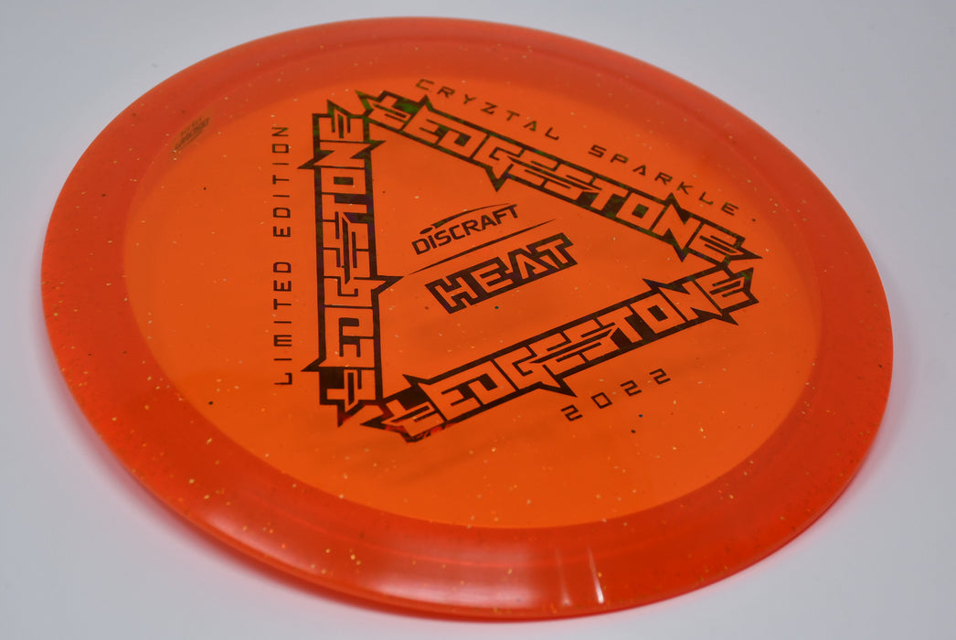 Buy Orange Discraft LE Cryztal Sparkle Heat Ledgestone 2022 Distance Driver Disc Golf Disc (Frisbee Golf Disc) at Skybreed Discs Online Store