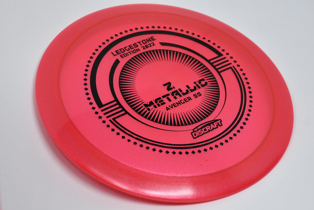 Buy Red Discraft LE Z Metallic Avenger SS Ledgestone 2022 Distance Driver Disc Golf Disc (Frisbee Golf Disc) at Skybreed Discs Online Store