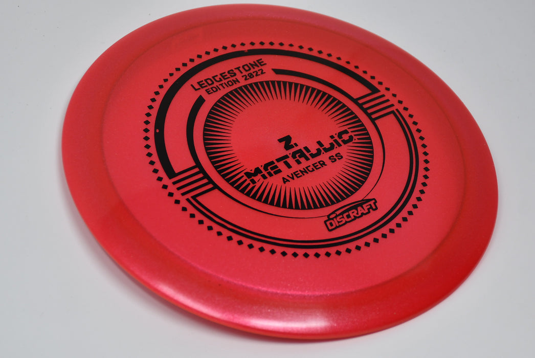 Buy Red Discraft LE Z Metallic Avenger SS Ledgestone 2022 Distance Driver Disc Golf Disc (Frisbee Golf Disc) at Skybreed Discs Online Store