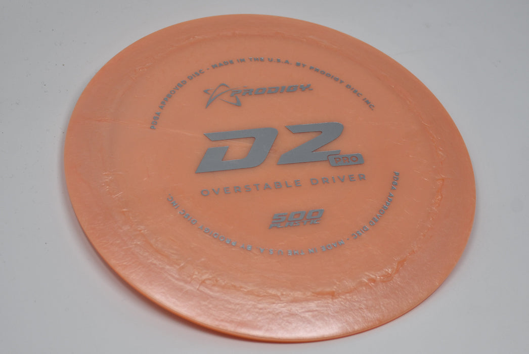 Buy Orange Prodigy 500 D2 Pro Distance Driver Disc Golf Disc (Frisbee Golf Disc) at Skybreed Discs Online Store