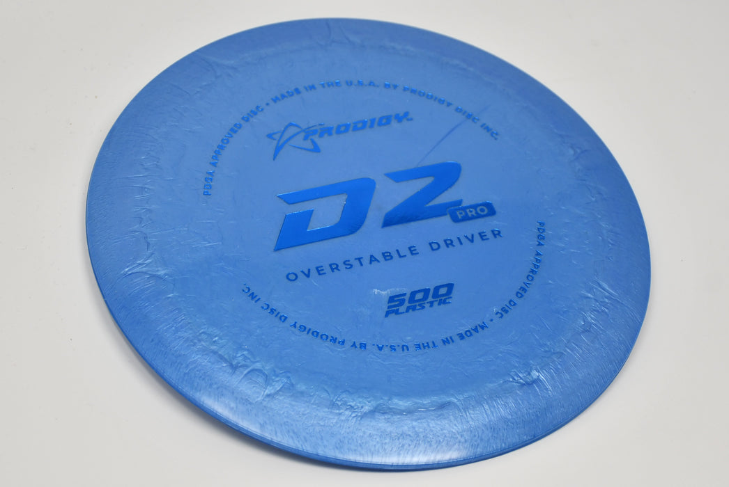 Buy Blue Prodigy 500 D2 Pro Distance Driver Disc Golf Disc (Frisbee Golf Disc) at Skybreed Discs Online Store