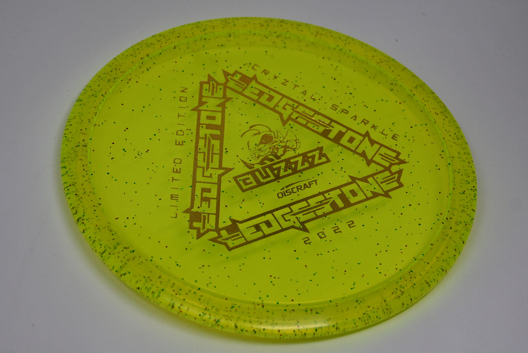 Buy Yellow Discraft LE Cryztal Sparkle Buzzz Ledgestone 2022 Midrange Disc Golf Disc (Frisbee Golf Disc) at Skybreed Discs Online Store