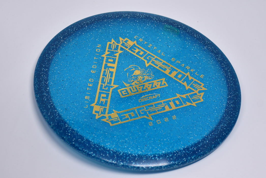 Buy Blue Discraft LE Cryztal Sparkle Buzzz Ledgestone 2022 Midrange Disc Golf Disc (Frisbee Golf Disc) at Skybreed Discs Online Store