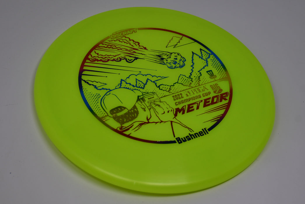 Buy Yellow Discraft Big-Z Meteor 2022 PDGA Champions Cup Midrange Disc Golf Disc (Frisbee Golf Disc) at Skybreed Discs Online Store