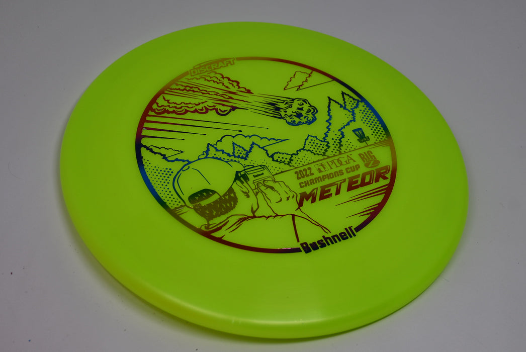 Buy Yellow Discraft Big-Z Meteor 2022 PDGA Champions Cup Midrange Disc Golf Disc (Frisbee Golf Disc) at Skybreed Discs Online Store