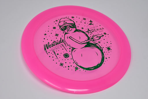 Buy Pink Westside VIP Adder Erika Stinchcomb Snowman 2022 Distance Driver Disc Golf Disc (Frisbee Golf Disc) at Skybreed Discs Online Store