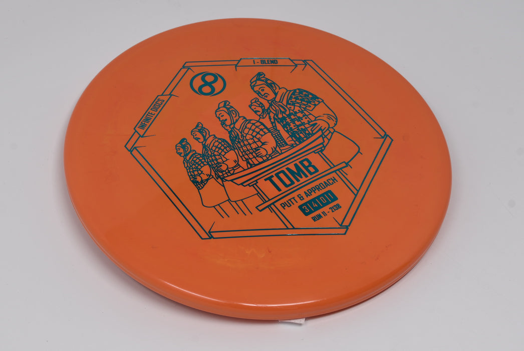 Buy Orange Infinite Discs I-Blend Tomb Putt and Approach Disc Golf Disc (Frisbee Golf Disc) at Skybreed Discs Online Store