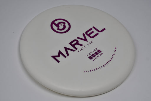Buy White Birdie Base Blend Marvel First Run Putt and Approach Disc Golf Disc (Frisbee Golf Disc) at Skybreed Discs Online Store