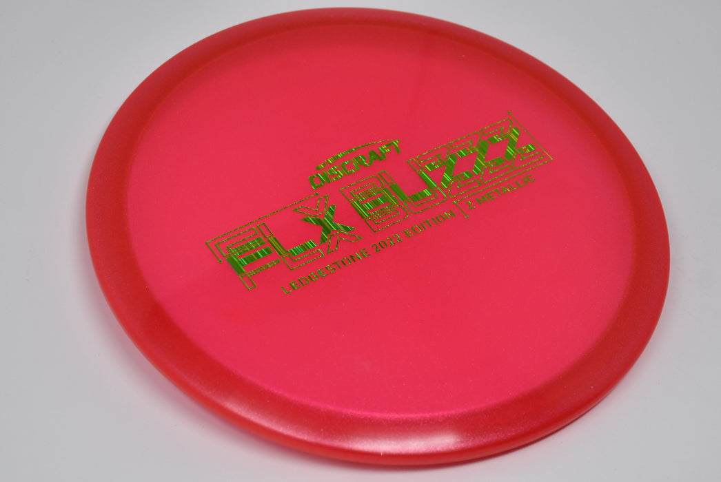 Buy Red Discraft LE Z Metallic FLX Buzzz Ledgestone 2022 Midrange Disc Golf Disc (Frisbee Golf Disc) at Skybreed Discs Online Store