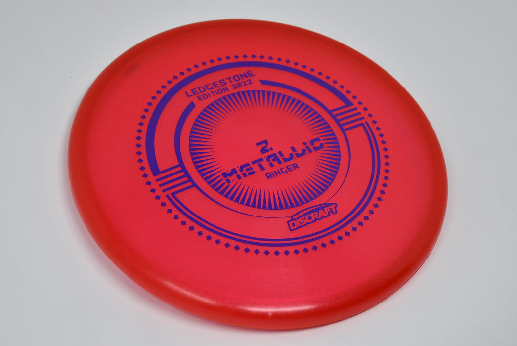 Buy Red Discraft LE Z Metallic Ringer Ledgestone 2022 Putt and Approach Disc Golf Disc (Frisbee Golf Disc) at Skybreed Discs Online Store