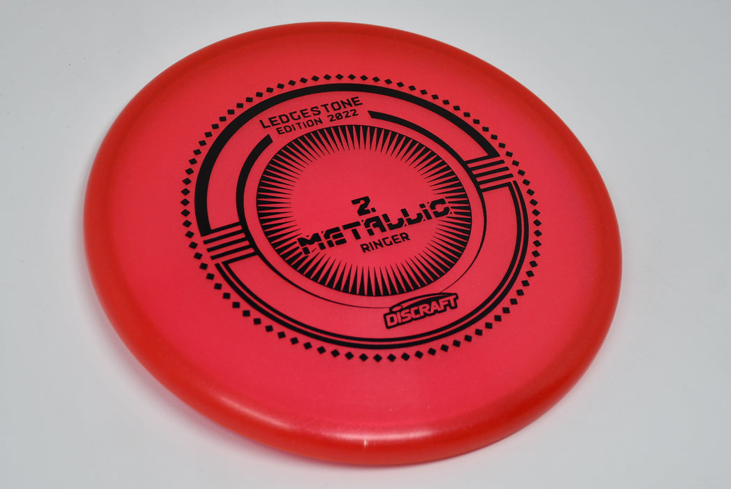 Buy Red Discraft LE Z Metallic Ringer Ledgestone 2022 Putt and Approach Disc Golf Disc (Frisbee Golf Disc) at Skybreed Discs Online Store