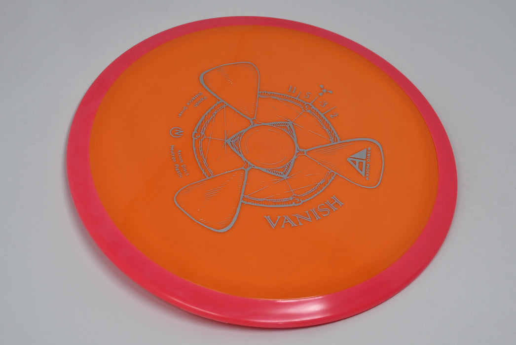 Buy Orange Axiom Neutron Vanish Distance Driver Disc Golf Disc (Frisbee Golf Disc) at Skybreed Discs Online Store