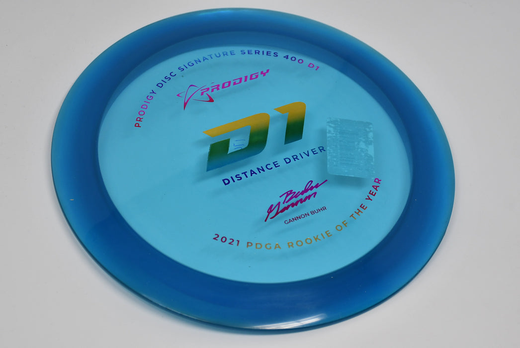 Buy Blue Prodigy 400 D1 Gannon Buhr Signature Series Distance Driver Disc Golf Disc (Frisbee Golf Disc) at Skybreed Discs Online Store