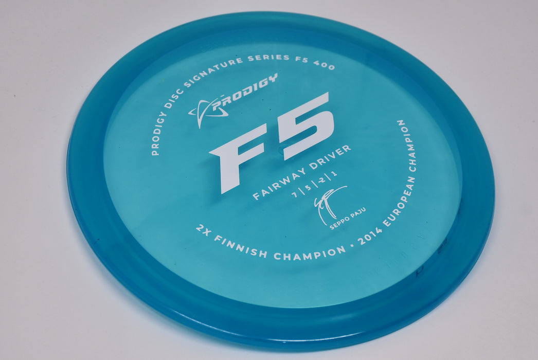 Buy Blue Prodigy 400 F5 Seppo Paju Fairway Driver Disc Golf Disc (Frisbee Golf Disc) at Skybreed Discs Online Store