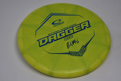 Buy Yellow Latitude 64 Zero Hard Burst Dagger Ricky Wysocki 2x Signiture Series Putt and Approach Disc Golf Disc (Frisbee Golf Disc) at Skybreed Discs Online Store