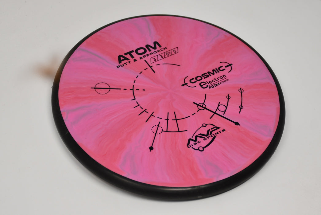 Buy Pink MVP Cosmic Electron Firm Atom Putt and Approach Disc Golf Disc (Frisbee Golf Disc) at Skybreed Discs Online Store
