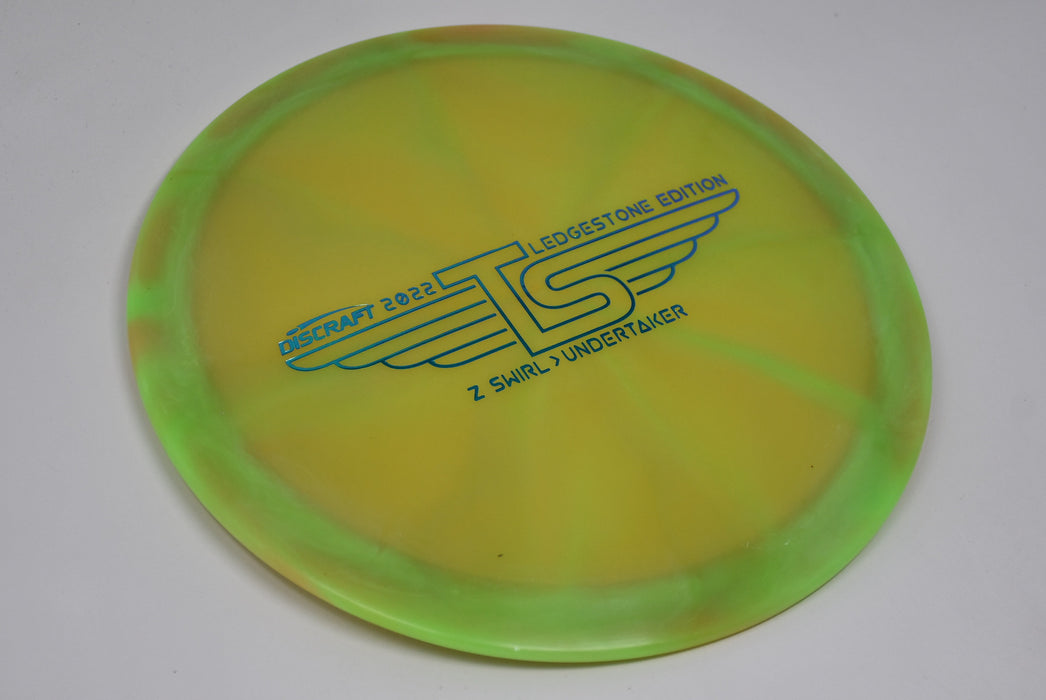 Buy Green Discraft LE Z Swirl Tour Series Undertaker Ledgestone 2022 Distance Driver Disc Golf Disc (Frisbee Golf Disc) at Skybreed Discs Online Store