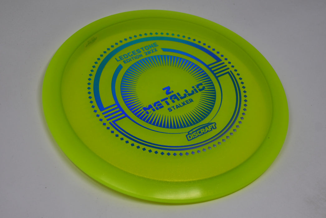 Buy Green Discraft LE Z Metallic Stalker Ledgestone 2022 Fairway Driver Disc Golf Disc (Frisbee Golf Disc) at Skybreed Discs Online Store
