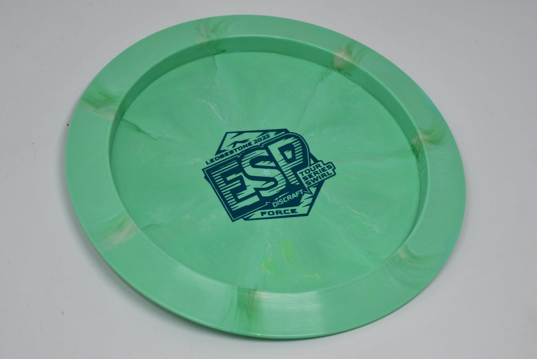 Buy Green Discraft LE ESP Swirl Tour Series Force Ledgestone 2022 Distance Driver Disc Golf Disc (Frisbee Golf Disc) at Skybreed Discs Online Store