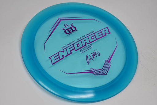 Buy Blue Dynamic Lucid Enforcer Ricky Wysocki 2x Signature Distance Driver Disc Golf Disc (Frisbee Golf Disc) at Skybreed Discs Online Store