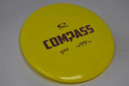 Buy Yellow Latitude 64 Gold Compass Midrange Disc Golf Disc (Frisbee Golf Disc) at Skybreed Discs Online Store