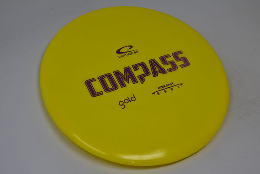 Buy Yellow Latitude 64 Gold Compass Midrange Disc Golf Disc (Frisbee Golf Disc) at Skybreed Discs Online Store