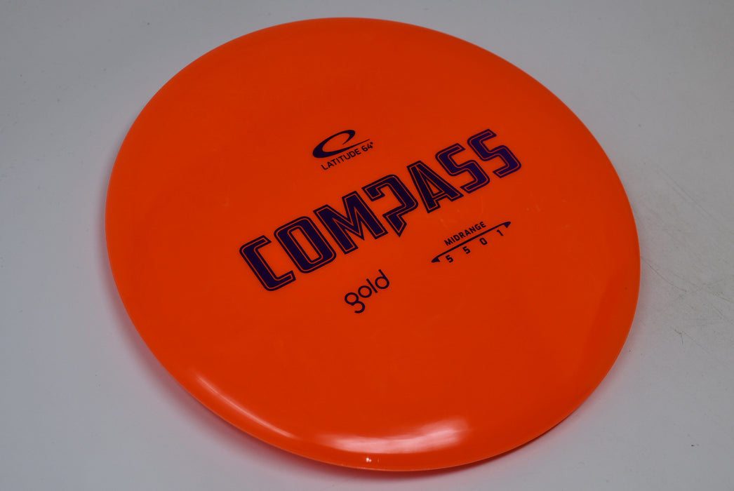 Buy Orange Latitude 64 Gold Compass Midrange Disc Golf Disc (Frisbee Golf Disc) at Skybreed Discs Online Store
