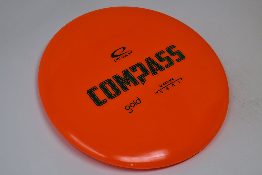 Buy Orange Latitude 64 Gold Compass Midrange Disc Golf Disc (Frisbee Golf Disc) at Skybreed Discs Online Store