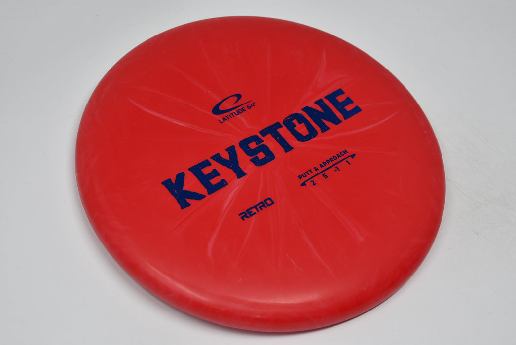 Buy Red Latitude 64 Retro Burst Keystone Putt and Approach Disc Golf Disc (Frisbee Golf Disc) at Skybreed Discs Online Store