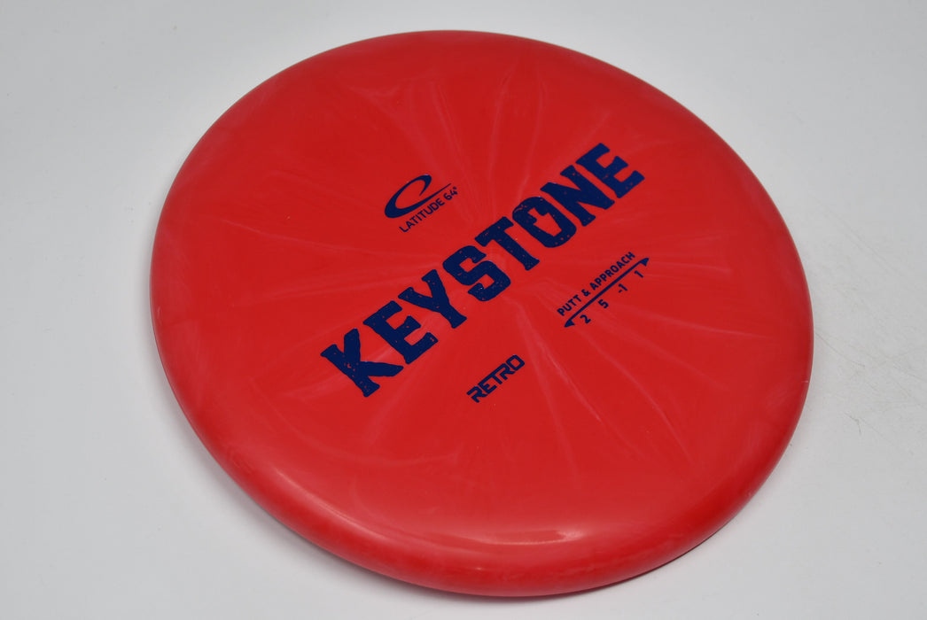 Buy Red Latitude 64 Retro Burst Keystone Putt and Approach Disc Golf Disc (Frisbee Golf Disc) at Skybreed Discs Online Store