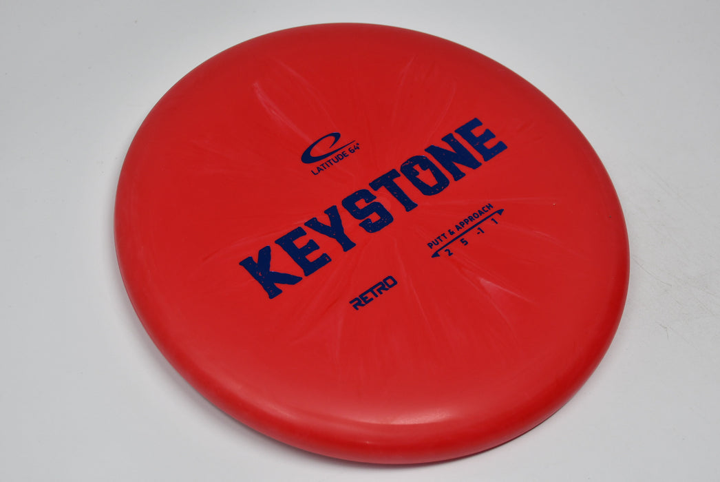 Buy Red Latitude 64 Retro Burst Keystone Putt and Approach Disc Golf Disc (Frisbee Golf Disc) at Skybreed Discs Online Store