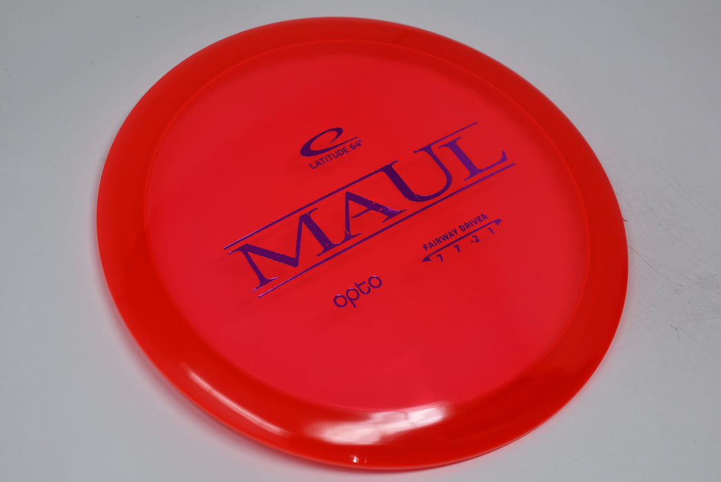 Buy Red Latitude 64 Opto Maul Fairway Driver Disc Golf Disc (Frisbee Golf Disc) at Skybreed Discs Online Store