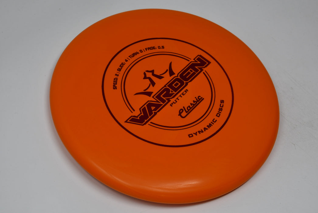 Buy Orange Dynamic Classic Warden Putt and Approach Disc Golf Disc (Frisbee Golf Disc) at Skybreed Discs Online Store