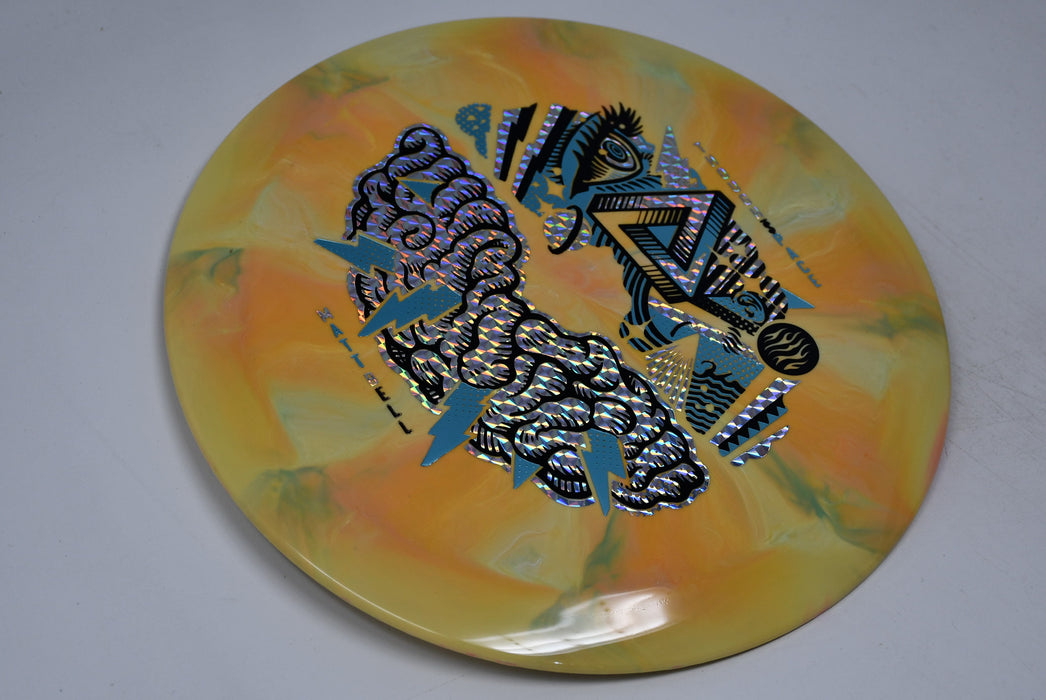 Buy Yellow Thought Space Aura Synapse Matt Bell Signature Distance Driver Disc Golf Disc (Frisbee Golf Disc) at Skybreed Discs Online Store