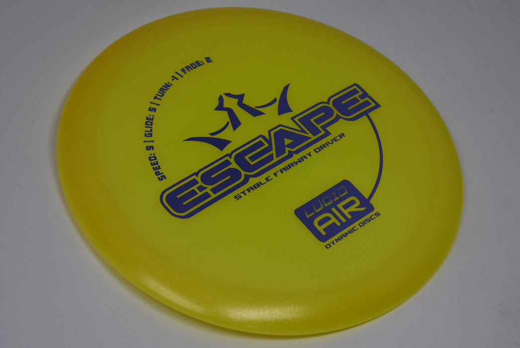 Buy Yellow Dynamic Lucid Air Escape Fairway Driver Disc Golf Disc (Frisbee Golf Disc) at Skybreed Discs Online Store