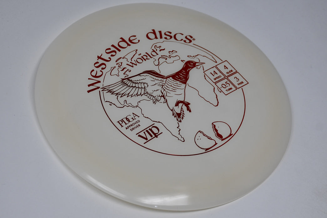 Buy White Westside VIP World Distance Driver Disc Golf Disc (Frisbee Golf Disc) at Skybreed Discs Online Store