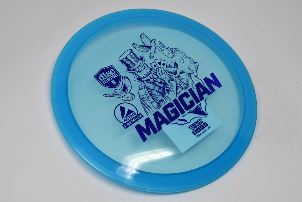 Buy Blue Discmania Active Premium Magician Fairway Driver Disc Golf Disc (Frisbee Golf Disc) at Skybreed Discs Online Store