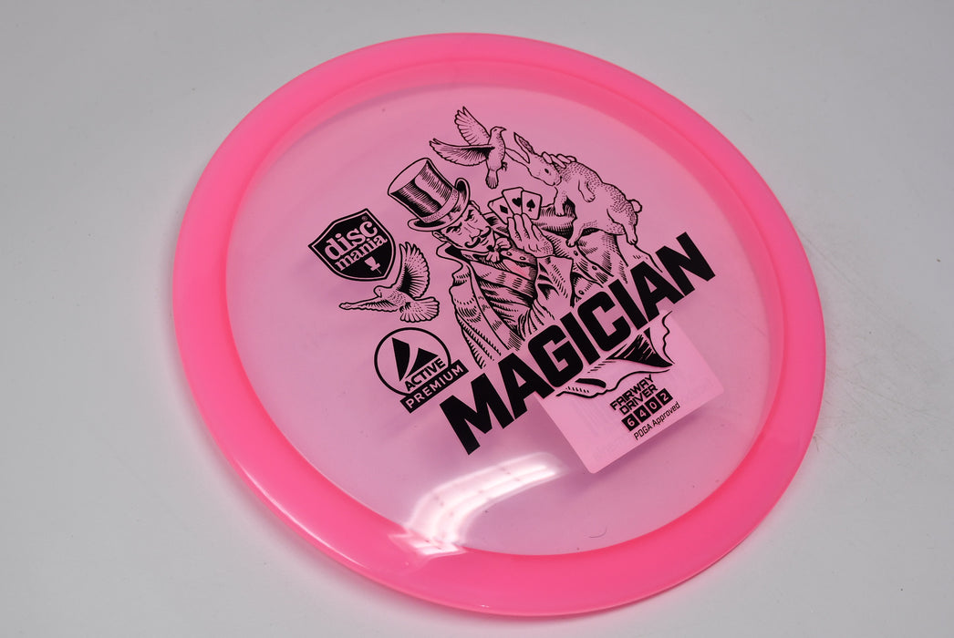 Buy Pink Discmania Active Premium Magician Fairway Driver Disc Golf Disc (Frisbee Golf Disc) at Skybreed Discs Online Store